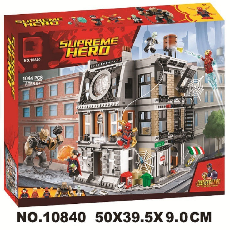 Superhero Children Girl Educational Interactive Assembling Building Block Toys