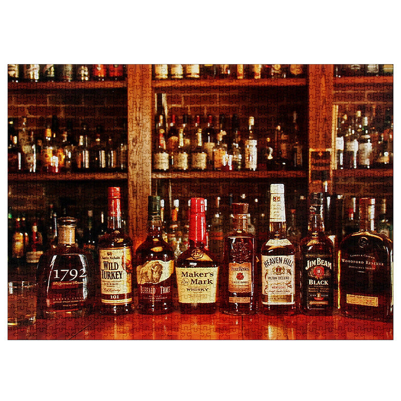 Adult Puzzle 1000 Pieces Upgraded Version Of Thick Paper Q1068 Romantic City Streets